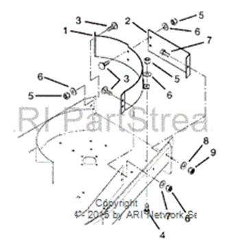 79200400 Gravely 60&quot; Deck Side Discharge Cover